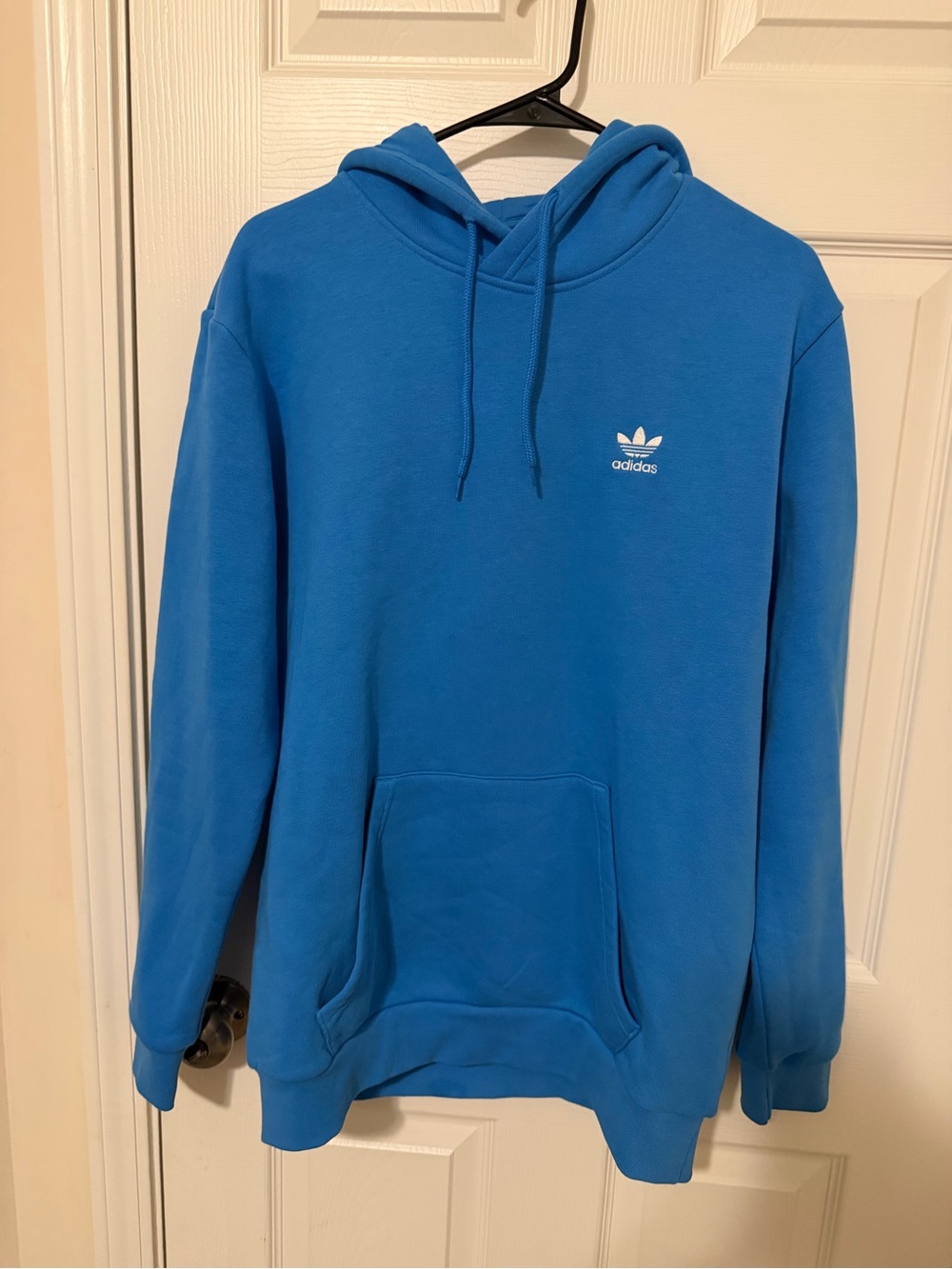 adidas Blue Trefoil Classic Hoodie for Men